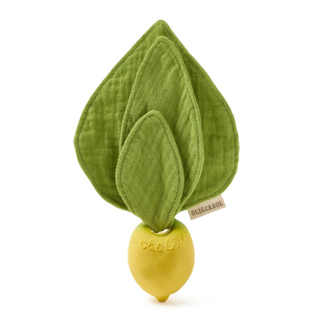 Oli & Carol Lemon Mini Doudou Teether