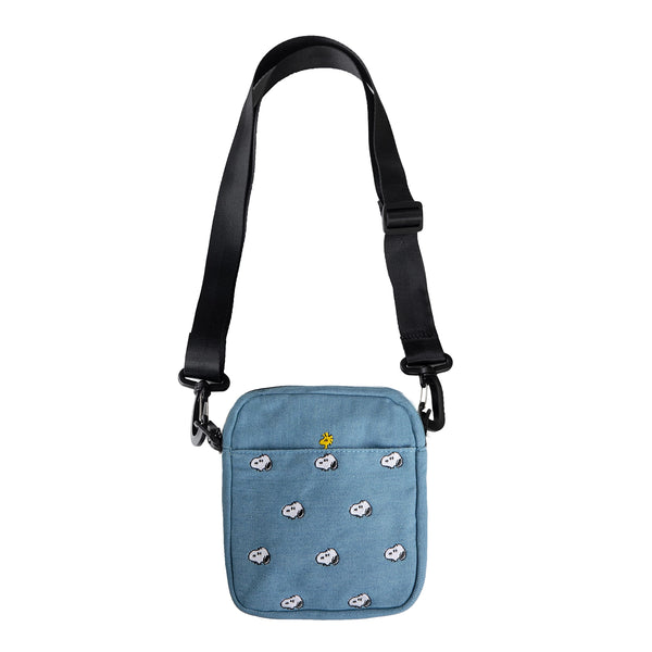3P4 X Peanuts® - Snoopy Embroidered Crossbody Bag (Denim)