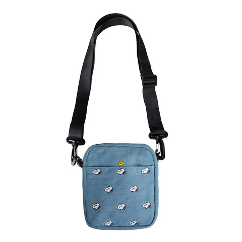3P4 X Peanuts® - Snoopy Embroidered Crossbody Bag (Denim)
