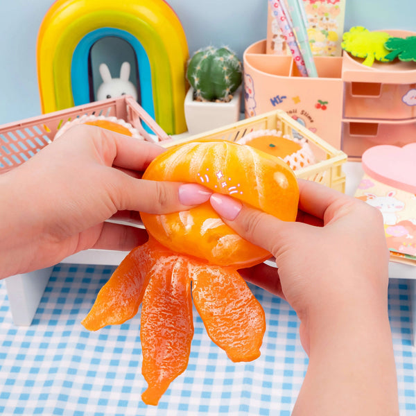 Tangerine Cutie Peeling Fidget Sensory Toy