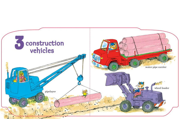 Richard Scarry's Cars and Trucks from 1 to 10 Mini Board Book