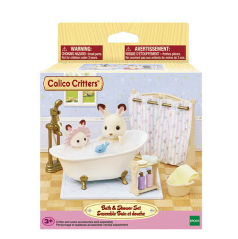 Calico Critters Bath and Shower Set