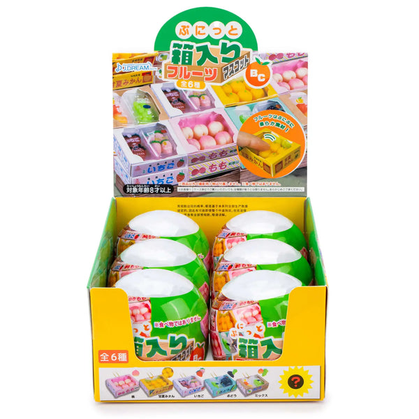 Squishy Fruit Market Box Capsule Toy
