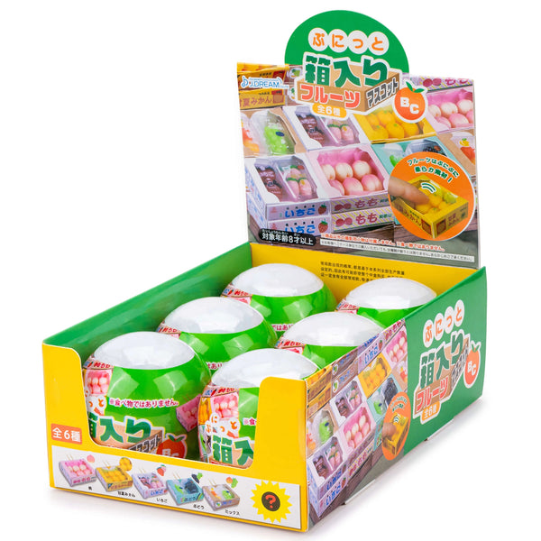 Squishy Fruit Market Box Capsule Toy
