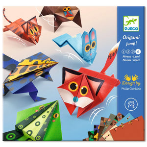Jumping Animals Origami Paper Craft Kit by Djeco