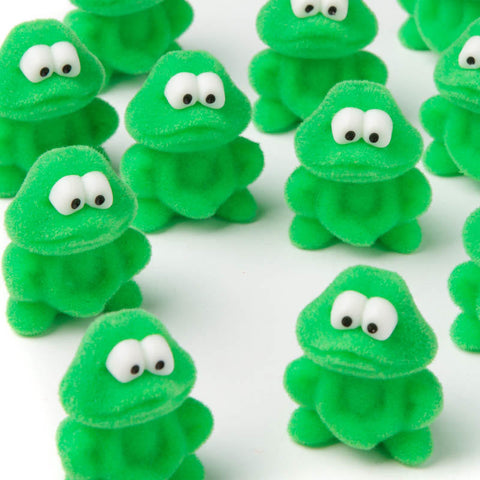 1" Miniature Flocked Frog