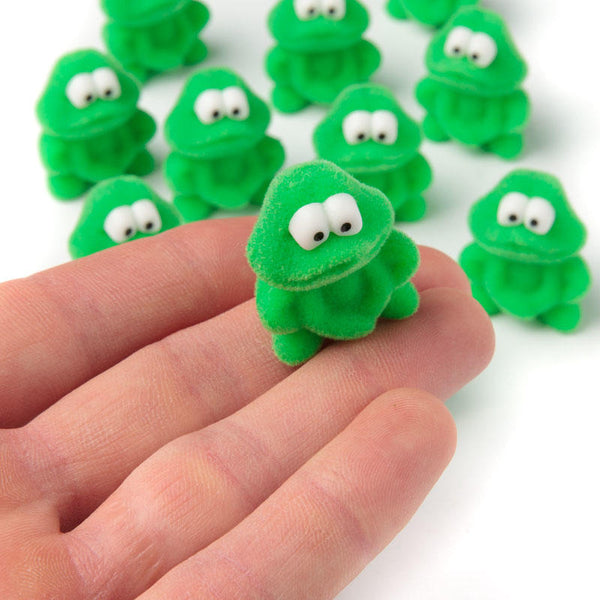 1" Miniature Flocked Frog