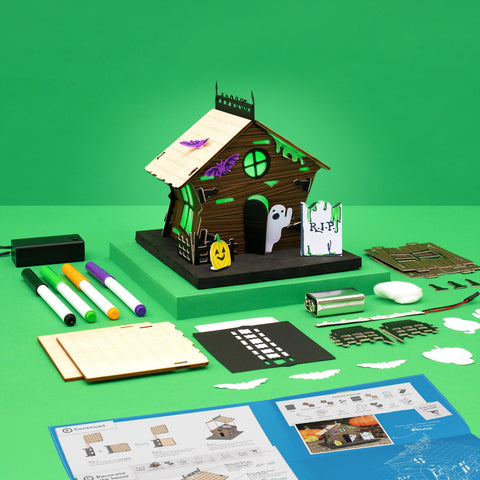 Light Up Haunted House Science Kit For Kids