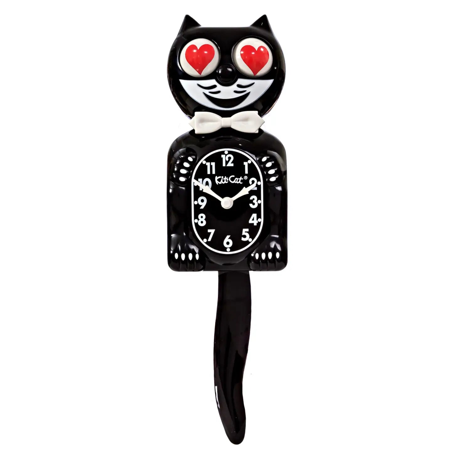 Limited Edition Heart Eyes Classic Black Kit-Cat Klock