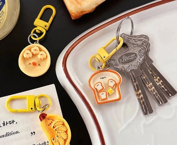 Breakfast Mini Key Chain Charm