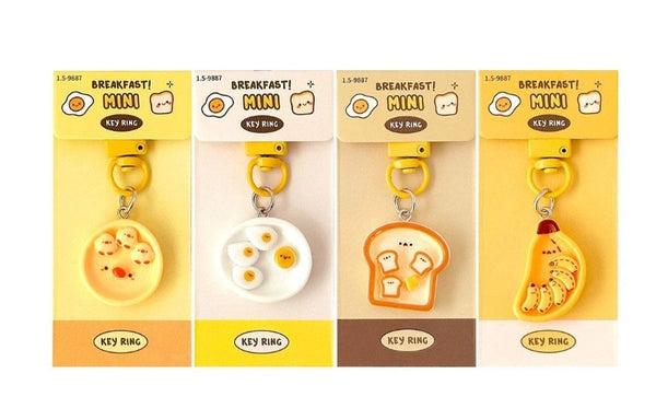 Breakfast Mini Key Chain Charm