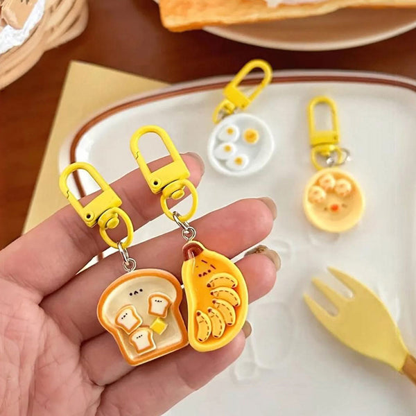 Breakfast Mini Key Chain Charm