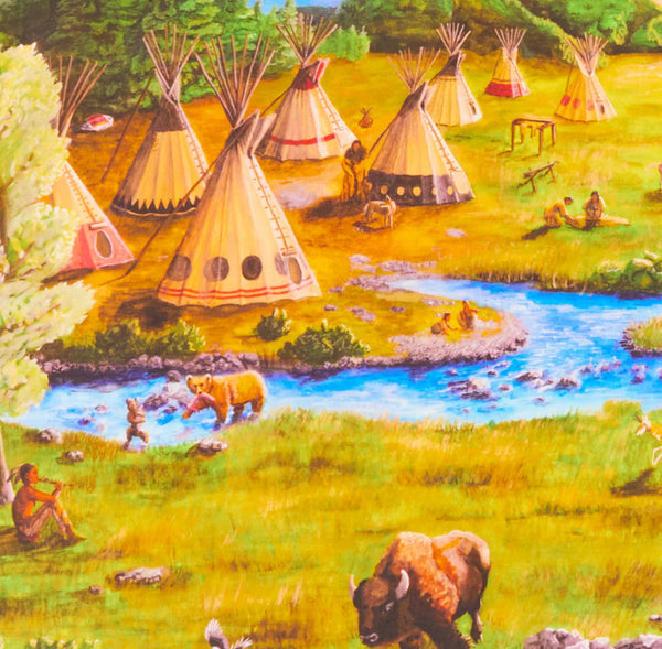 Lakota Storytelling Playsilk by Sarah's Silks