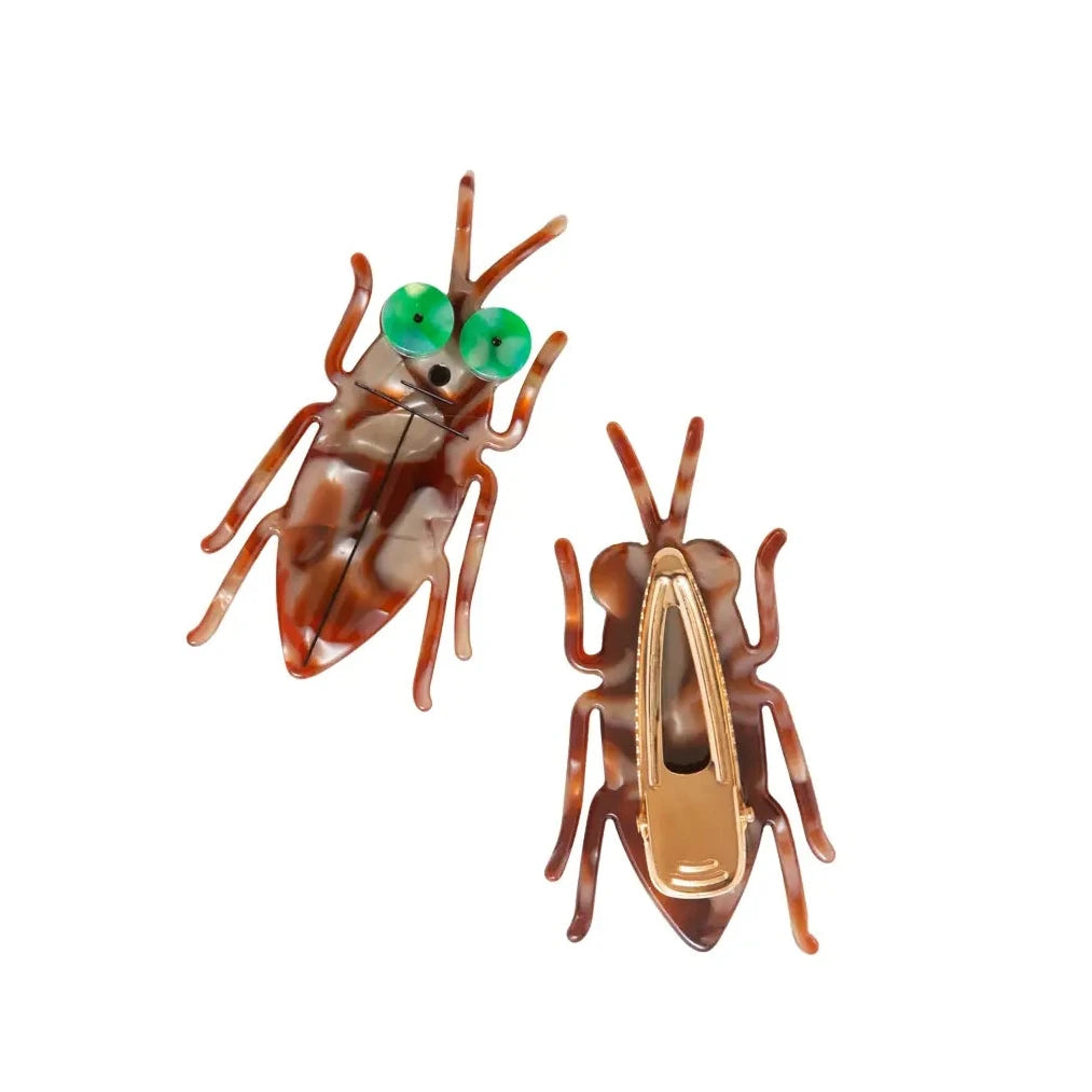 Cockroach Hair Clip by Gentle Thrills