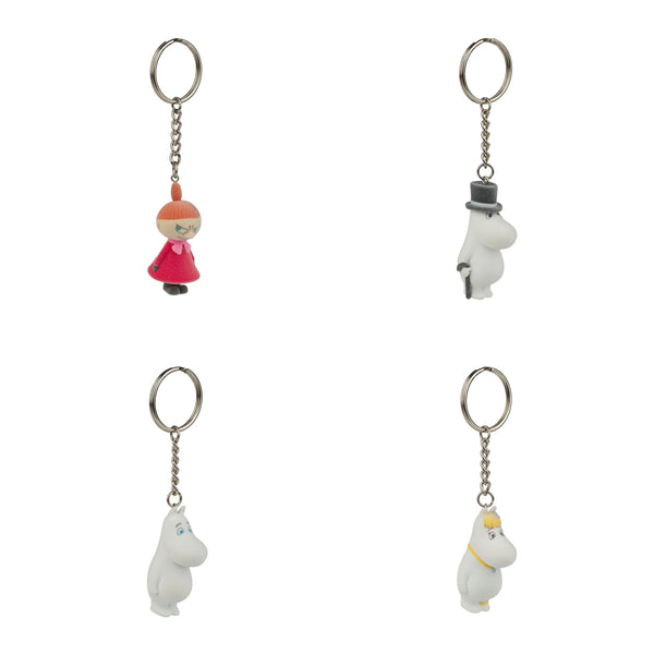 Blind Box Moomin and Friends Flocked Keychain