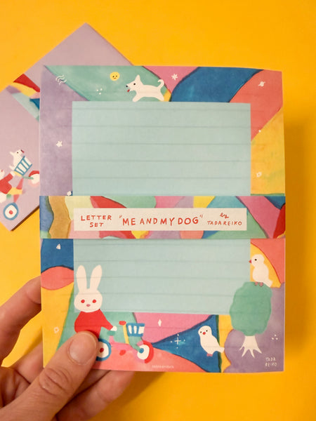 Tada Reiko Me and My Dog Letter Set
