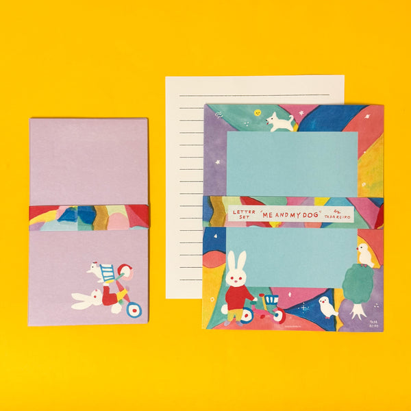 Tada Reiko Me and My Dog Letter Set