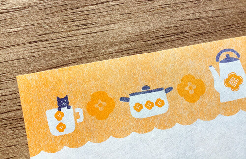 Japanese Letter Writing Set- Retro Kitchen