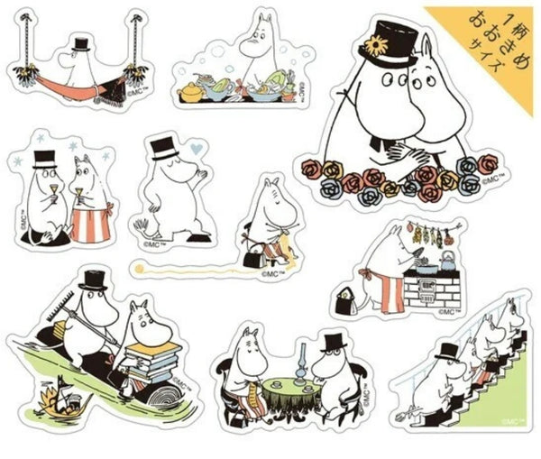 Moomin Stickers - Moominpapa & Moominmama