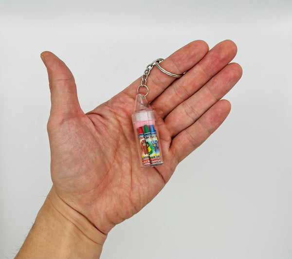 World's Smallest Mini Crayon Key Chain