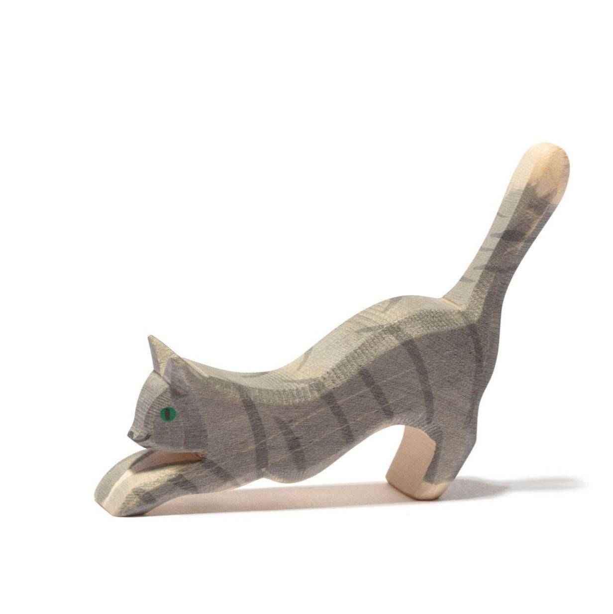 Ostheimer Gray Cat Jumping