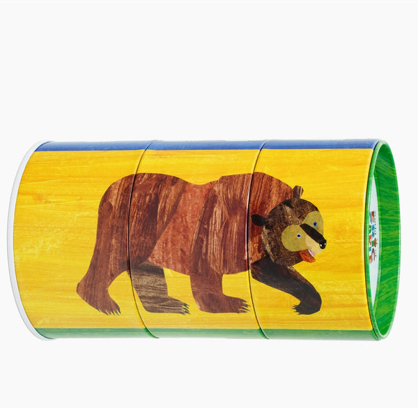 Eric Carle I Love Bears Mix and Match Tin with Puzzle