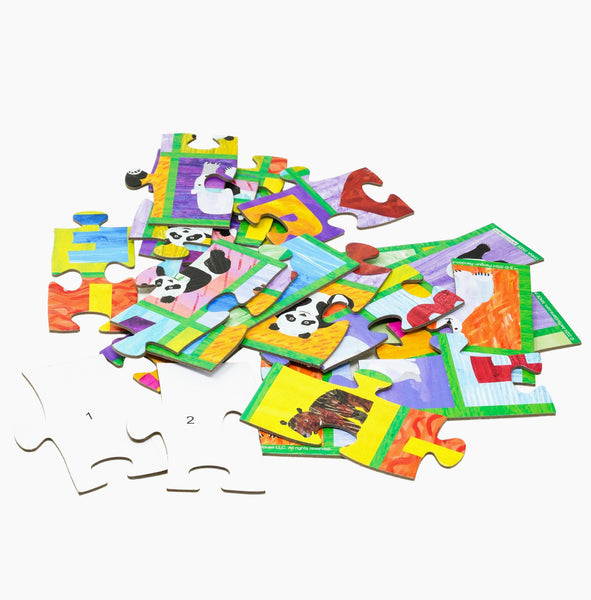 Eric Carle I Love Bears Mix and Match Tin with Puzzle
