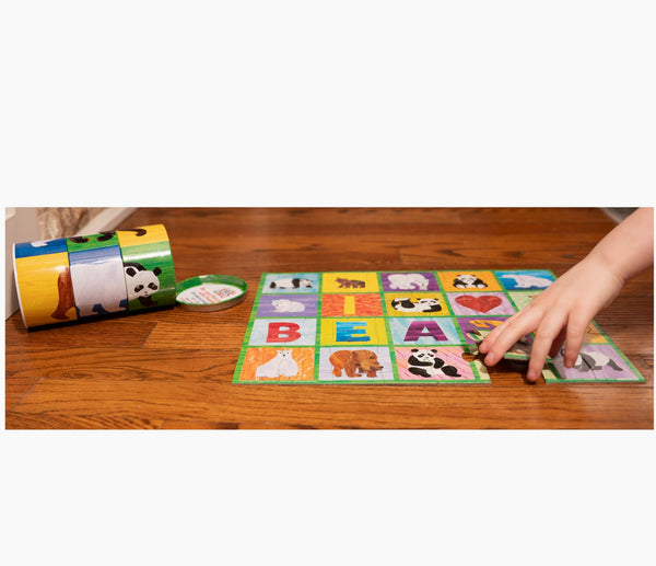 Eric Carle I Love Bears Mix and Match Tin with Puzzle