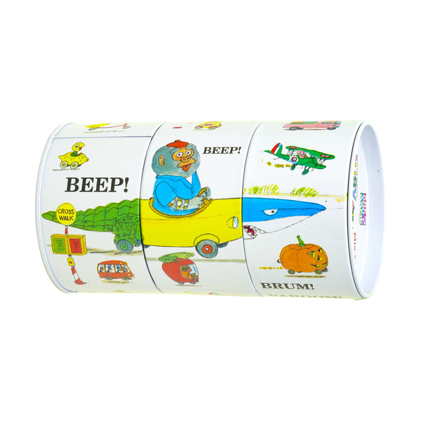 Richard Scarry's Busy World Mix and Match Tin with Puzzle