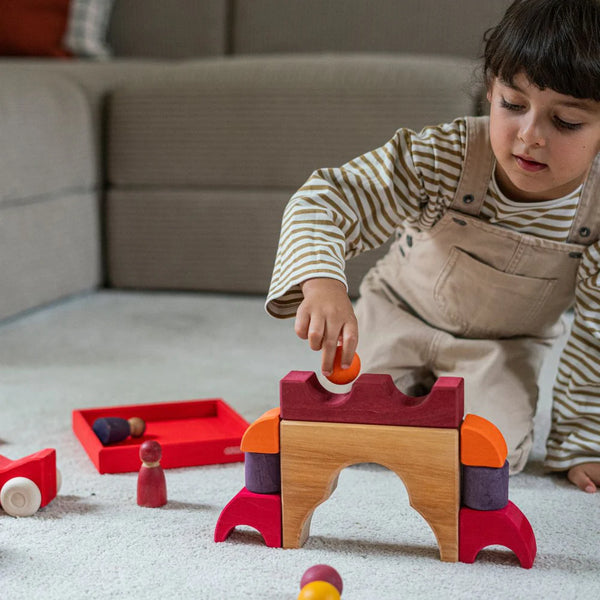 Grimm's Red Car Building Set