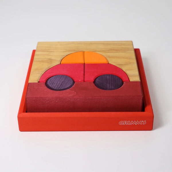 Grimm's Red Car Building Set