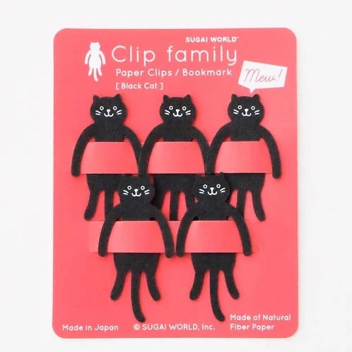 Clip Family Paperclips /Bookmarks by Sugai World (several kinds!)