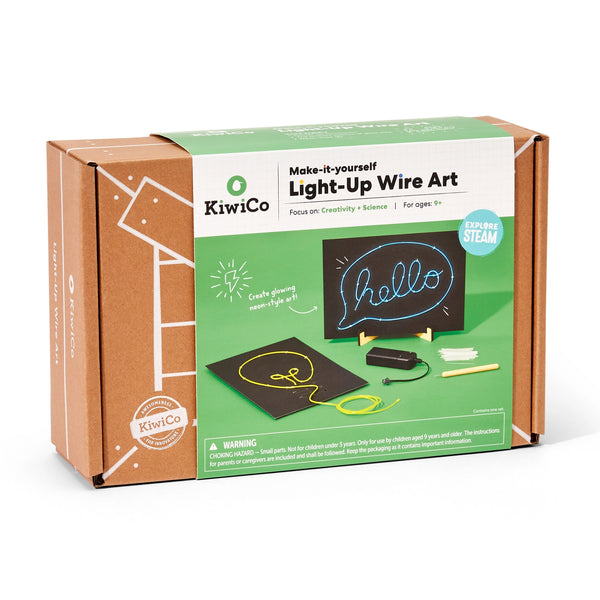 Light-Up Wire Art - Diy Neon Sign Craft Kit by Kiwi Co.
