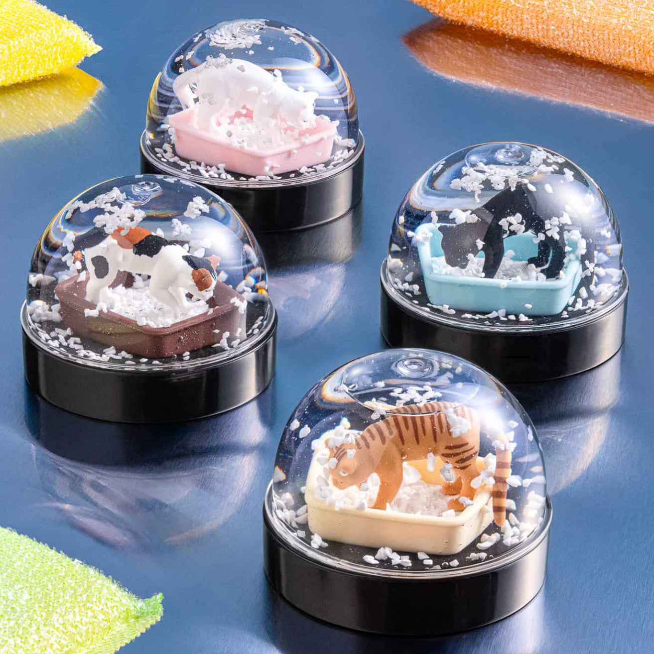 Cat Litter Snow Globe Blind Box