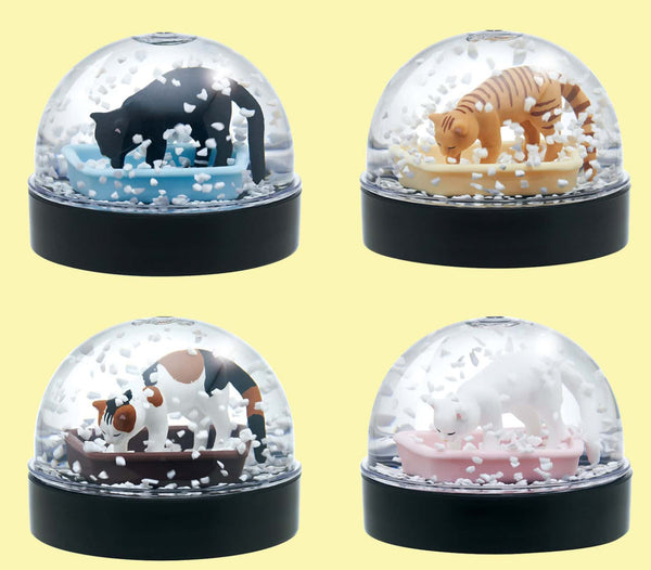 Cat Litter Snow Globe Blind Box