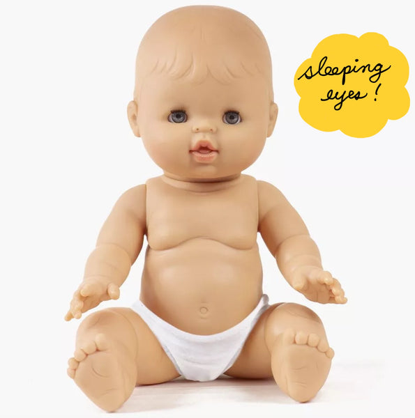 NEW Minikane Sleeping Eyes Baby Doll