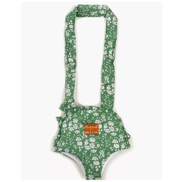 Minikane Doll Carrier in Green Liberty Print