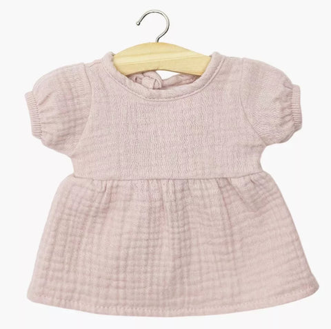 Minikane Faustine Dress in Orchid Pink For Soft-Bodied Babies Collection Dolls