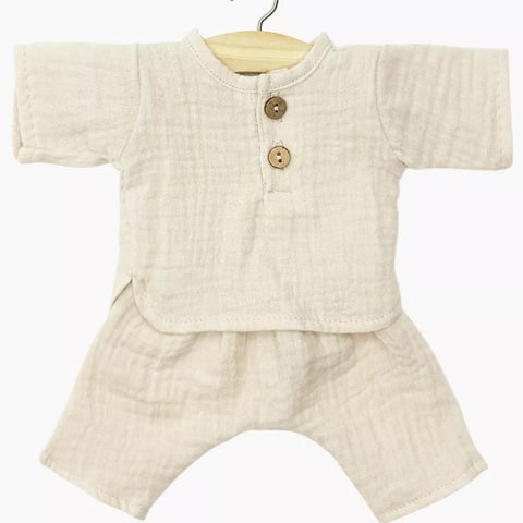 Minikane Andrea Set in Bone for Minikane Babies Collection Soft- Bodied Dolls