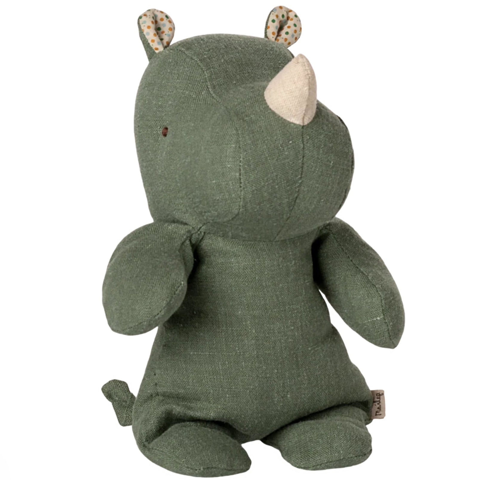 Maileg Small Rhino in Sage