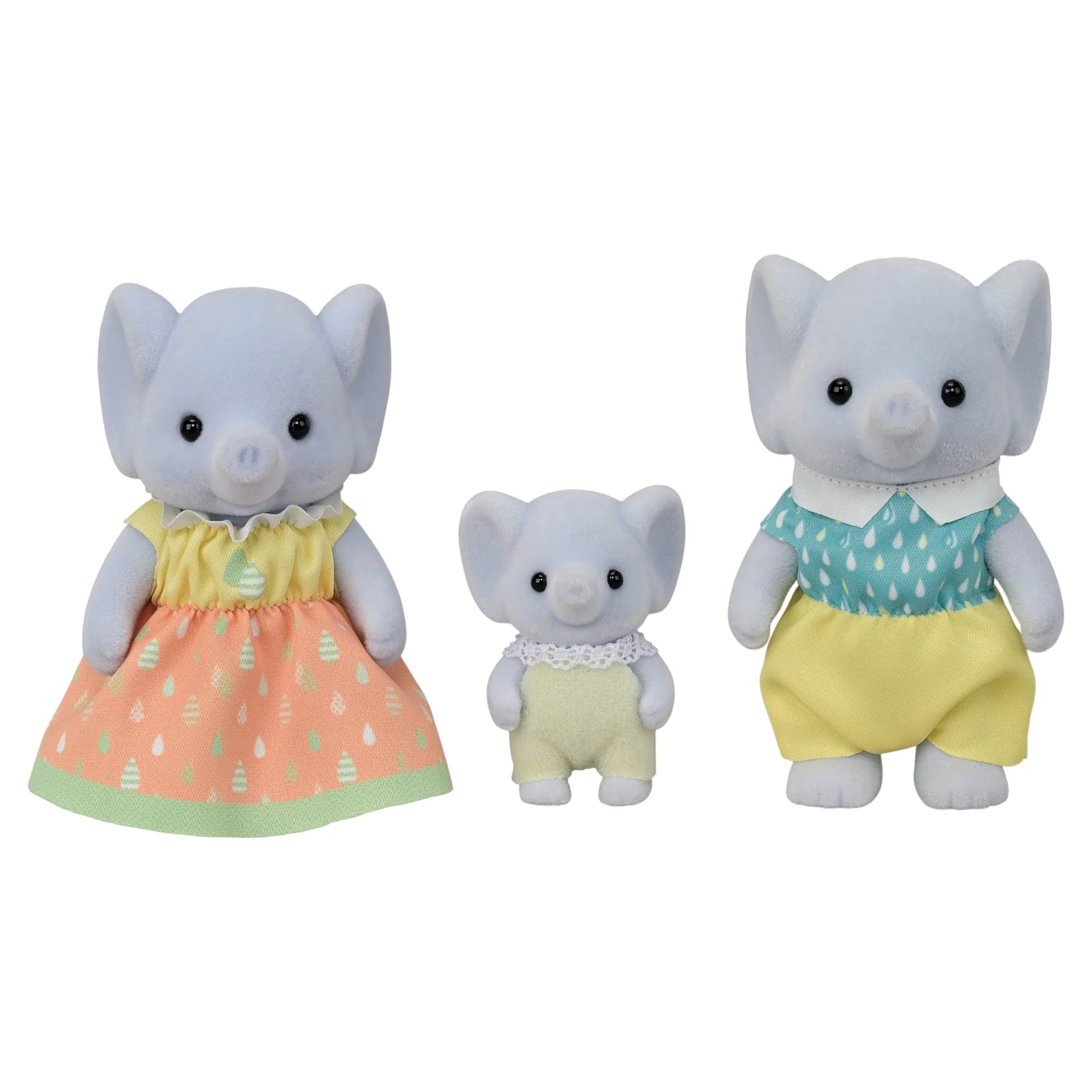 Calico Critters Elephant Family Trio