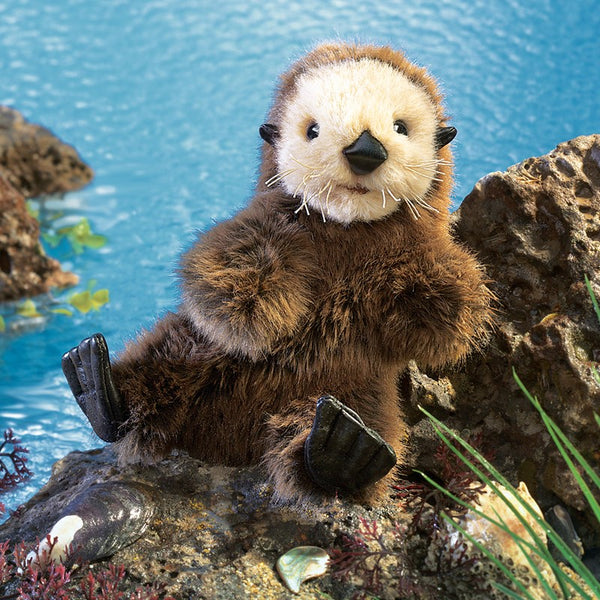 Baby Sea Otter Puppet By Folkmanis