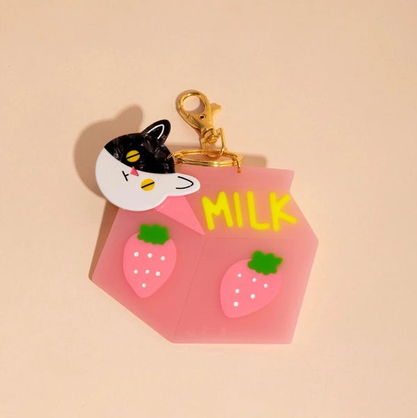 Cat Milk Charm By Carolyn Suzuki