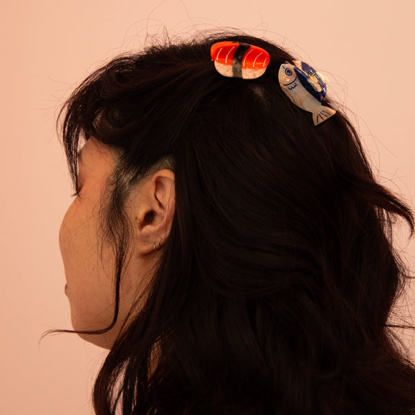 Maguro Sushi - Mini Hair Claw By Carolyn Suzuki