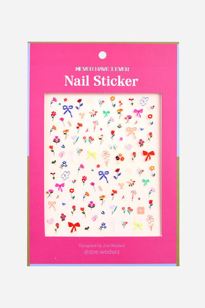 Nail Sticker By Zoe Wodarz - Flower Pop