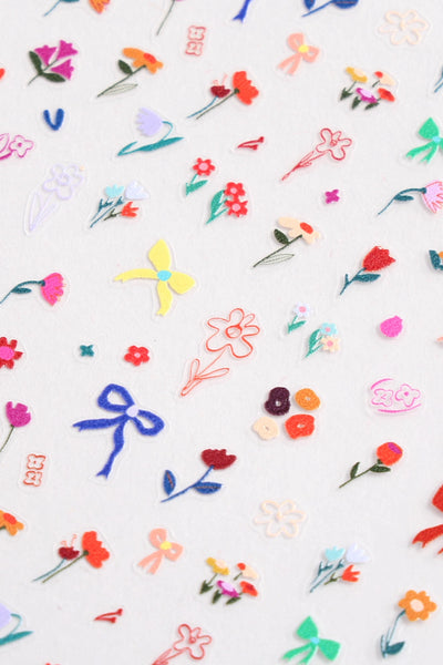 Nail Sticker By Zoe Wodarz - Flower Pop