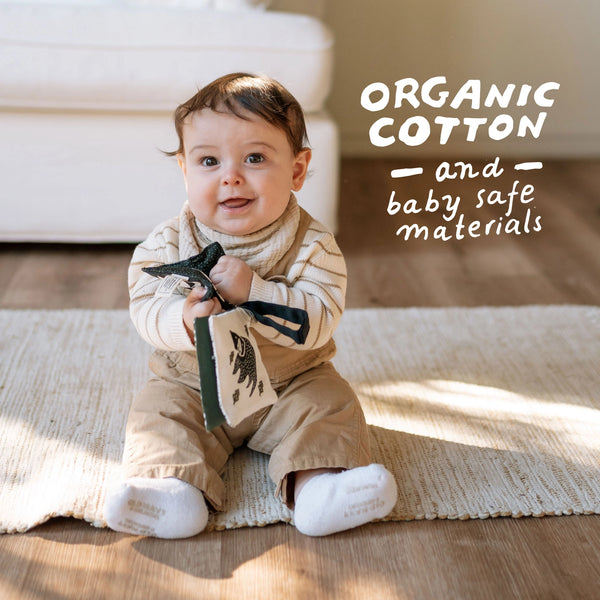 Crinkle Pages Stroller Toy - Woodland By Wee Gallery