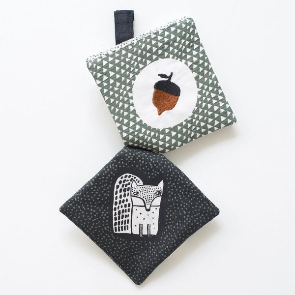 Crinkle Pages Stroller Toy - Woodland By Wee Gallery