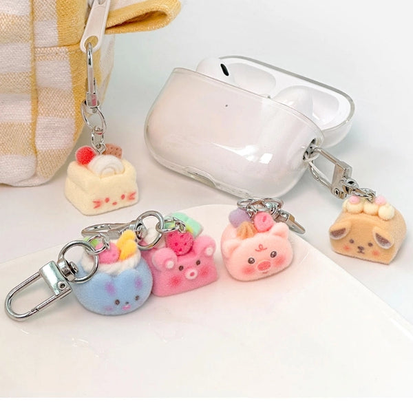 Fuzzy Cake Keychain Surprise Box