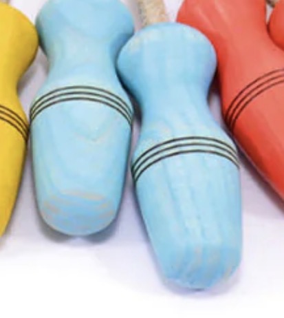 Skipping Rope Linen 2m Fixed Wood Handle